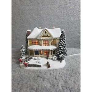 Hawthorne Village Thomas Kinkade Victorian Homestead Lighted House 14-07937-005